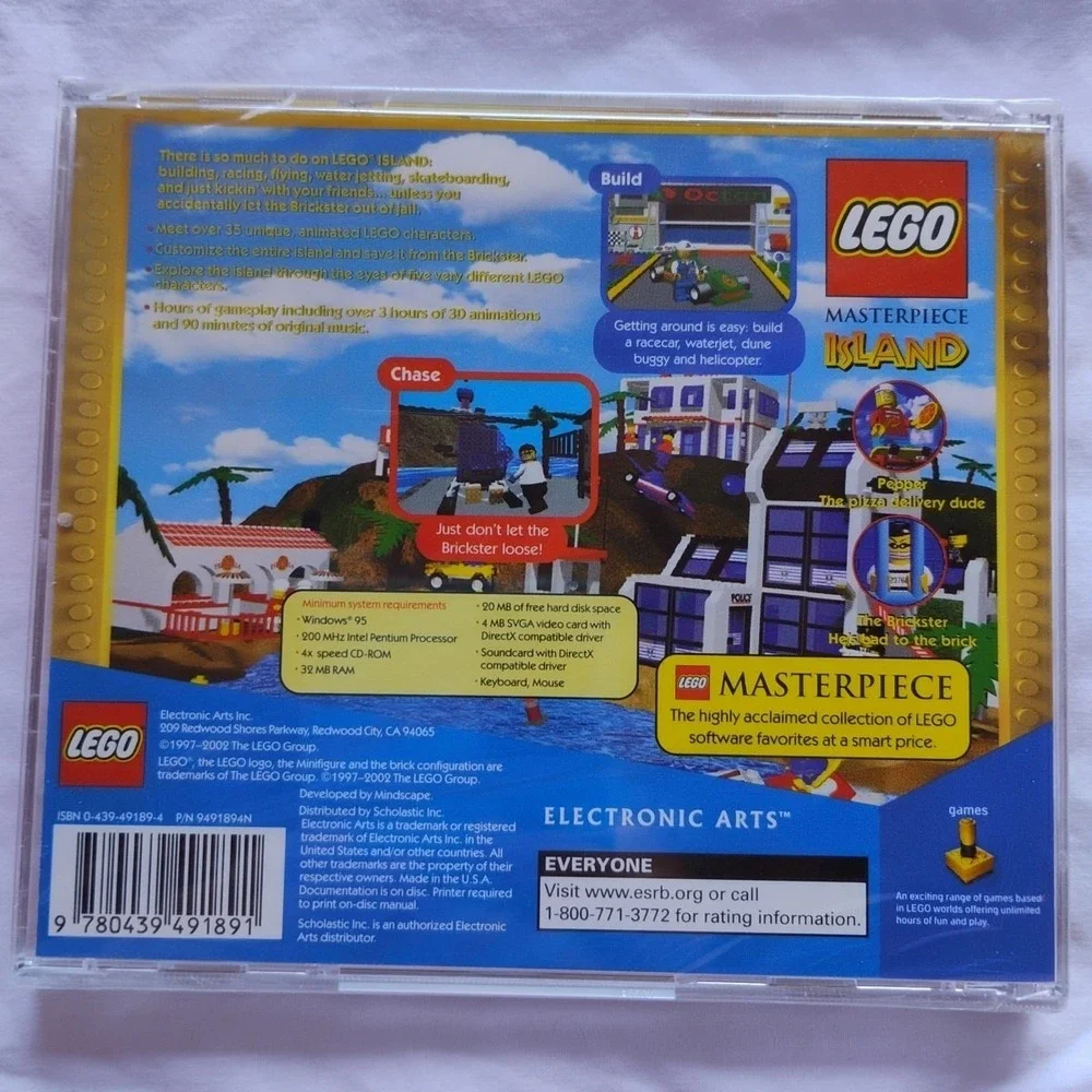 Lego Masterpiece Island 3D Action Adventure PC Game NEW Factory Sealed Rare‎
